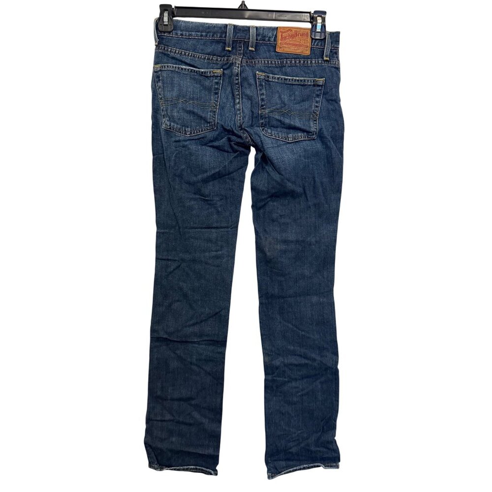 Lucky Brand Womens Sundown Straight Jeans Size 4/27 Made In USA Dark Wash